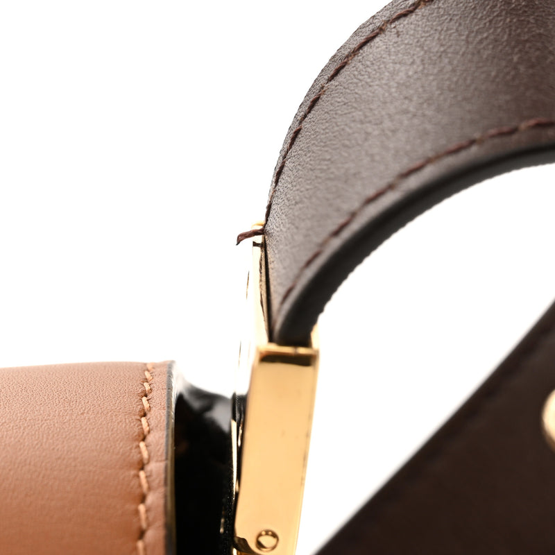 Burberry Calfskin Small Two-Tone Olympia