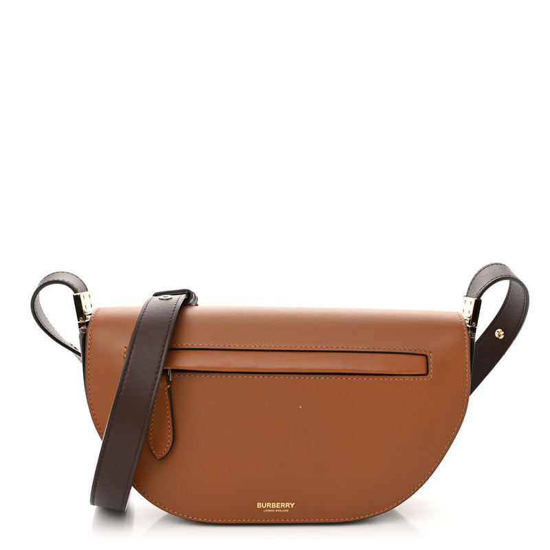 Burberry Calfskin Small Two-Tone Olympia