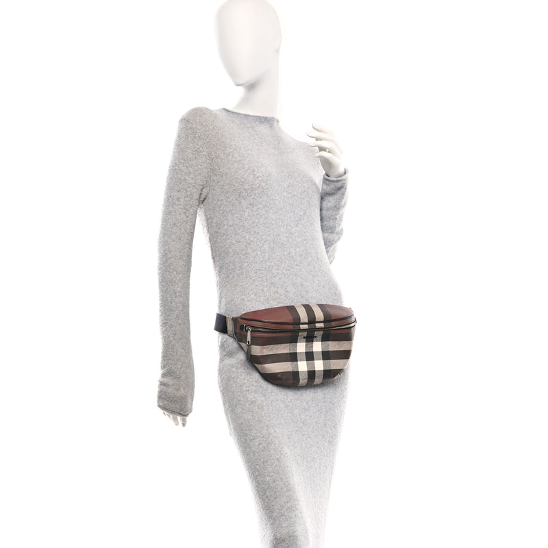 Burberry E-Canvas Check Cason Bum Bag