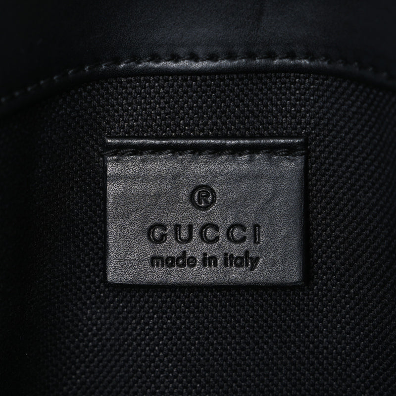 Gucci Gg Supreme Web Slim Belt Bag Black