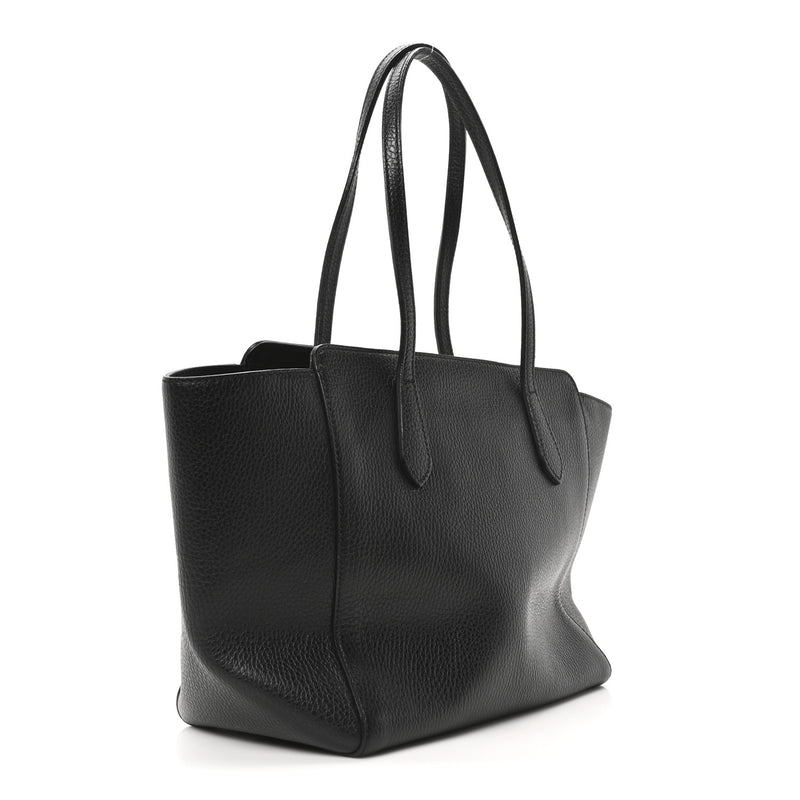 Gucci Pebbled Calfskin Small Swing Tote