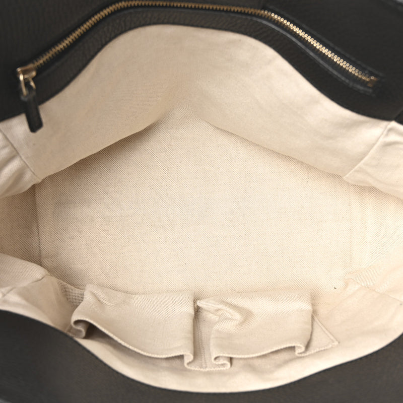 Gucci Pebbled Calfskin Small Swing Tote