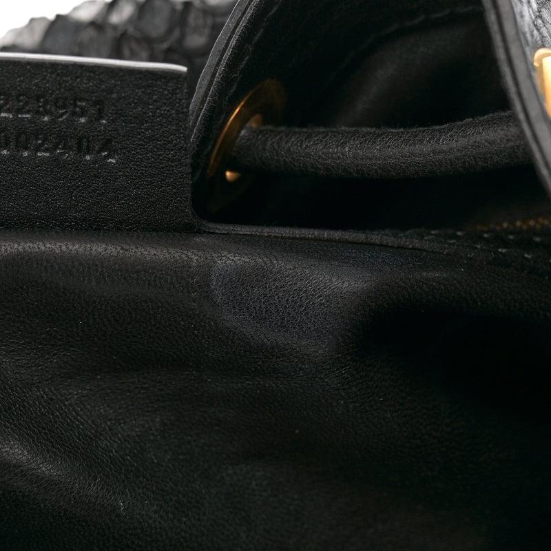 Gucci Snakeskin Medium Interlocking Icon