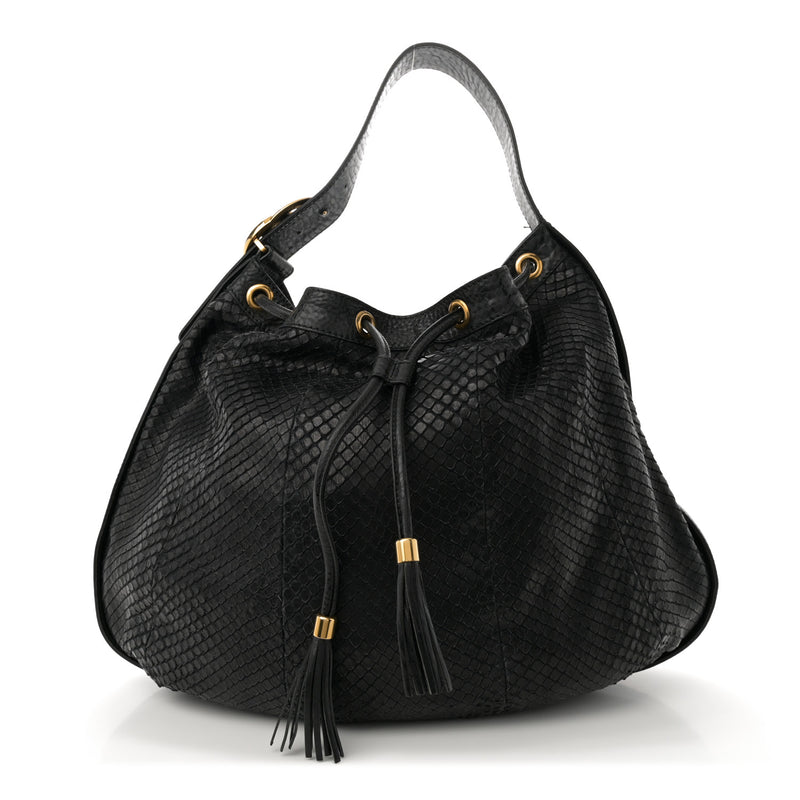 Gucci Snakeskin Medium Interlocking Icon