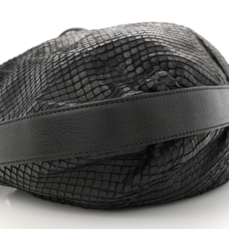 Gucci Snakeskin Medium Interlocking Icon