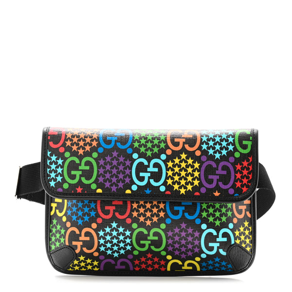 Gucci Gg Supreme Psychedelic Slim Belt