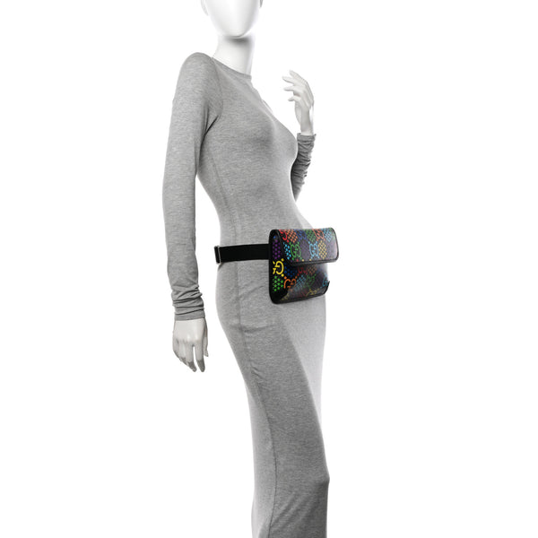 Gucci Gg Supreme Psychedelic Slim Belt