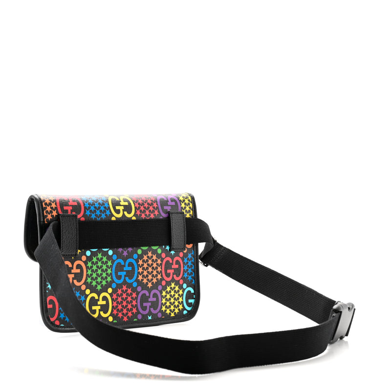 Gucci Gg Supreme Psychedelic Slim Belt