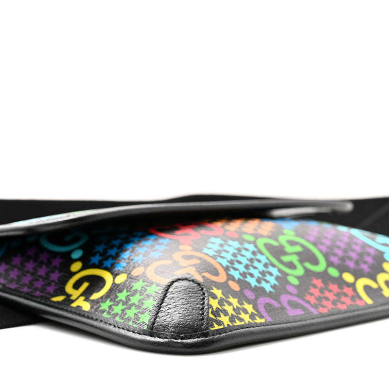 Gucci Gg Supreme Psychedelic Slim Belt