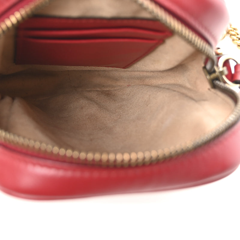 Gucci Calfskin Matelasse Mini Gg Marmont