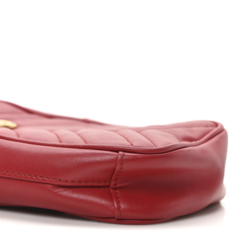 Gucci Calfskin Matelasse Mini Gg Marmont