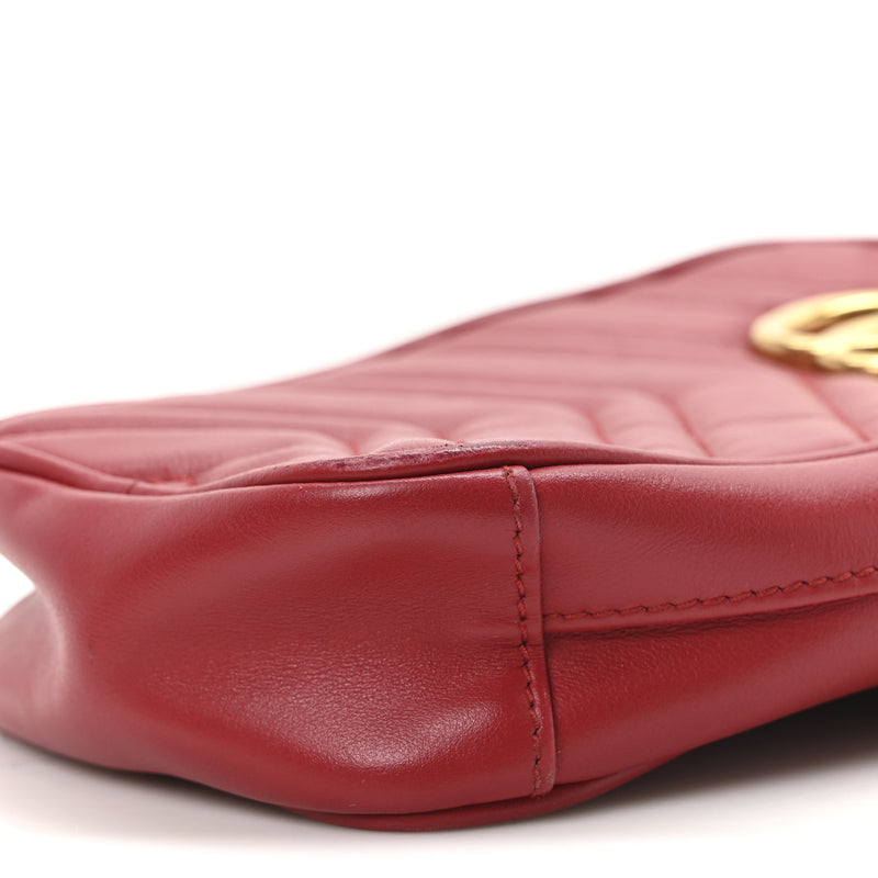 Gucci Calfskin Matelasse Mini Gg Marmont