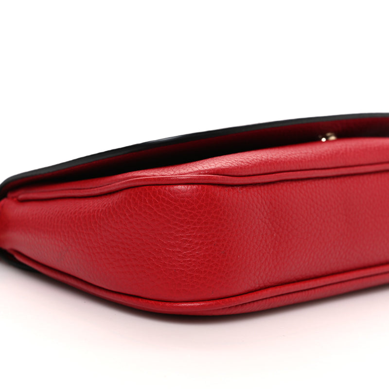 Gucci Pebbled Calfskin Medium Soho Flap