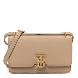 Burberry Grainy Calfskin Small Tb Bag