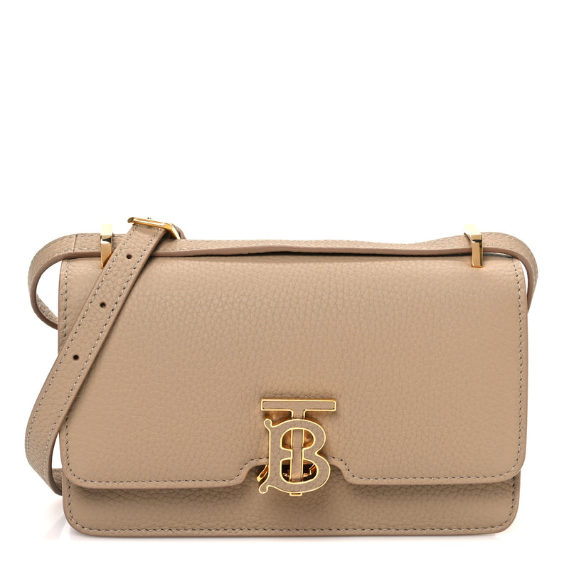 Burberry Grainy Calfskin Small Tb Bag