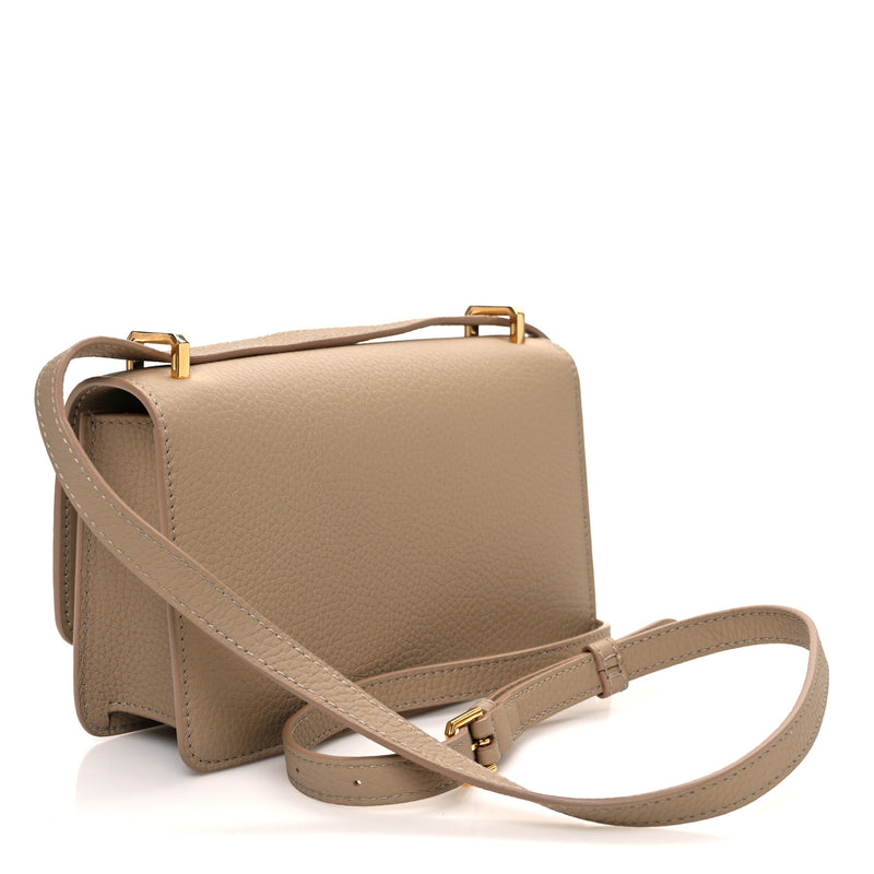 Burberry Grainy Calfskin Small Tb Bag