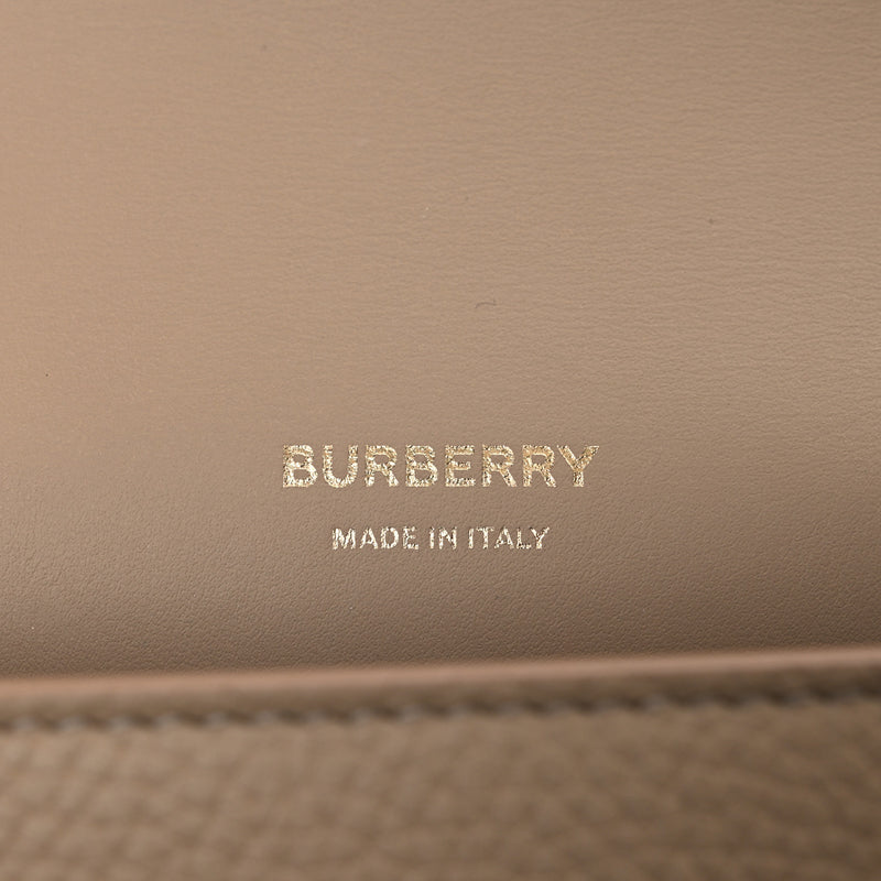 Burberry Grainy Calfskin Small Tb Bag