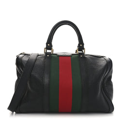 Gucci Calfskin Vintage Web Medium Boston