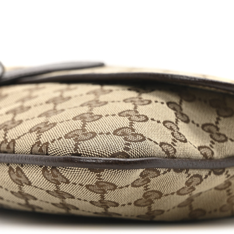 Gucci Web Single Buckle Flap Messenger