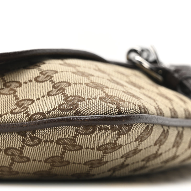 Gucci Web Single Buckle Flap Messenger