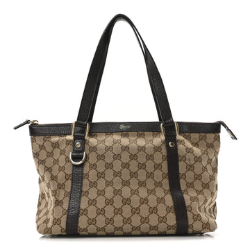 Gucci Medium Abbey Tote Dark Brown