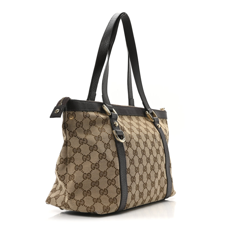 Gucci Medium Abbey Tote Dark Brown