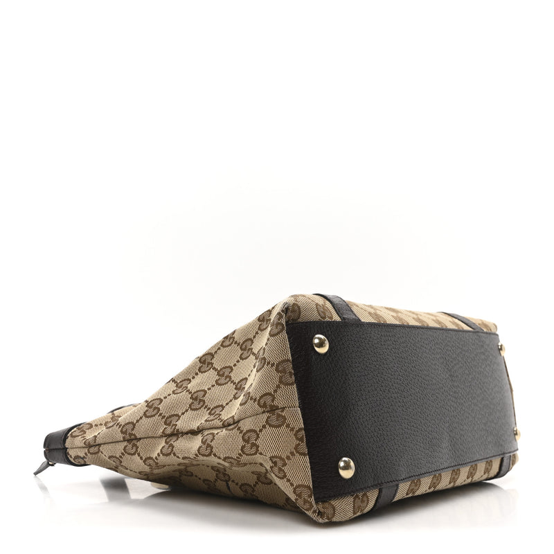 Gucci Medium Abbey Tote Dark Brown