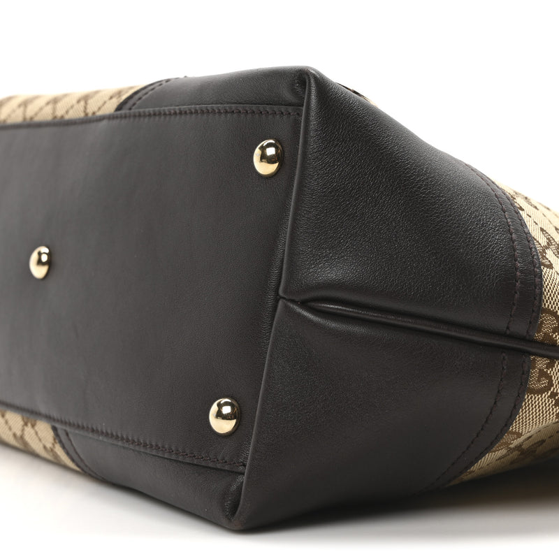 Gucci Medium New Britt Tote Brown