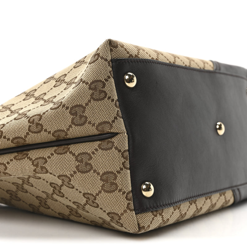 Gucci Medium New Britt Tote Brown