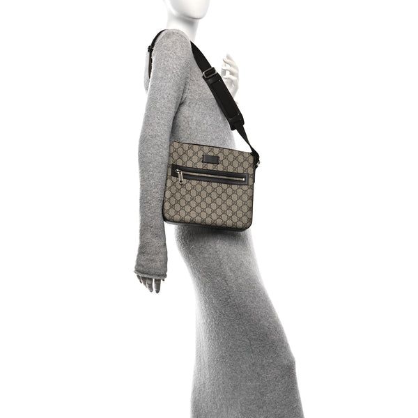 Gucci Gg Supreme Selleria Calfskin Small