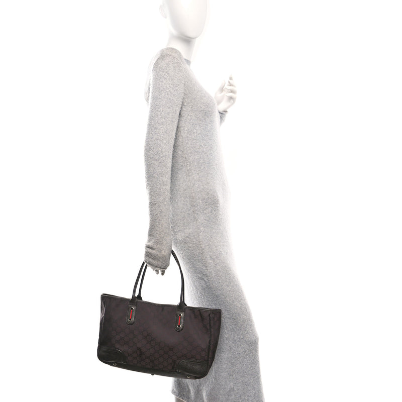Gucci Nylon Medium Princy Tote Dark