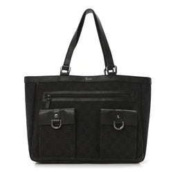 Gucci Abbey D Ring Tote Dark Brown