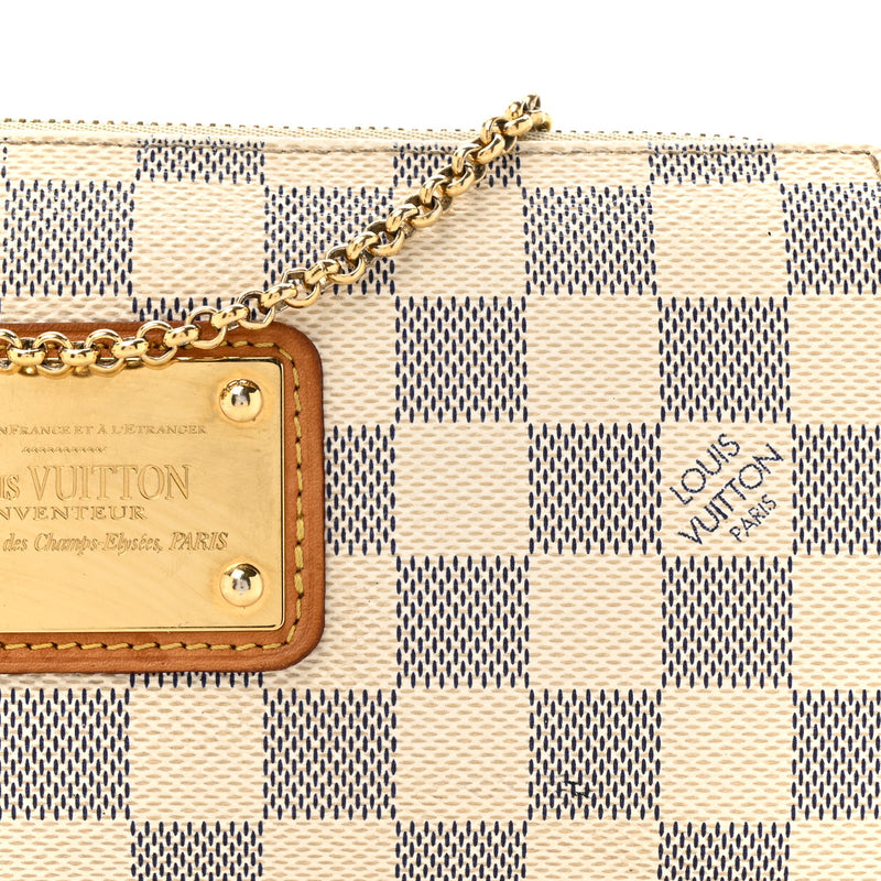 Louis Vuitton Damier Azur Eva Clutch