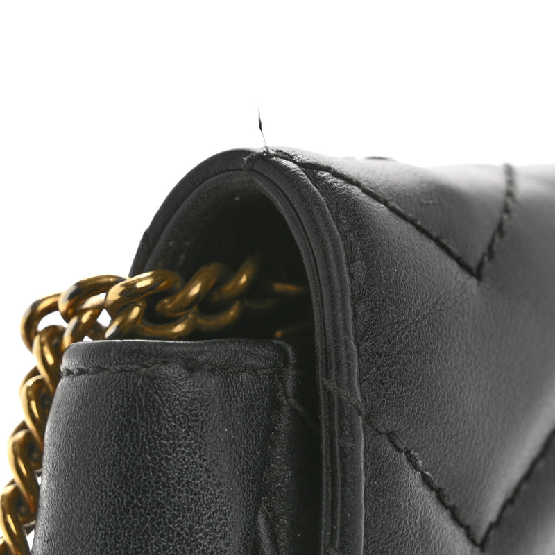 Gucci Calfskin Matelasse Super Mini Gg