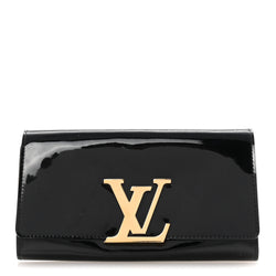 Louis Vuitton Patent Louise Wallet Black