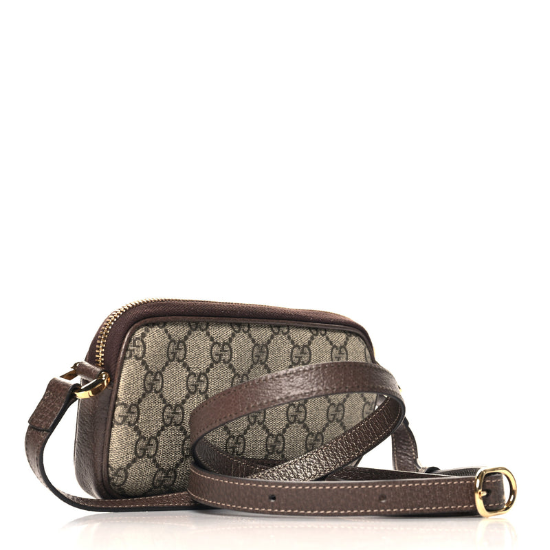 Gucci Gg Supreme Web Mini Ophidia Bag