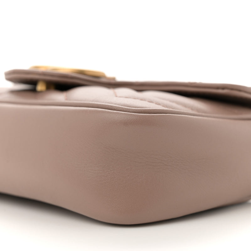 Gucci Calfskin Matelasse Super Mini Gg