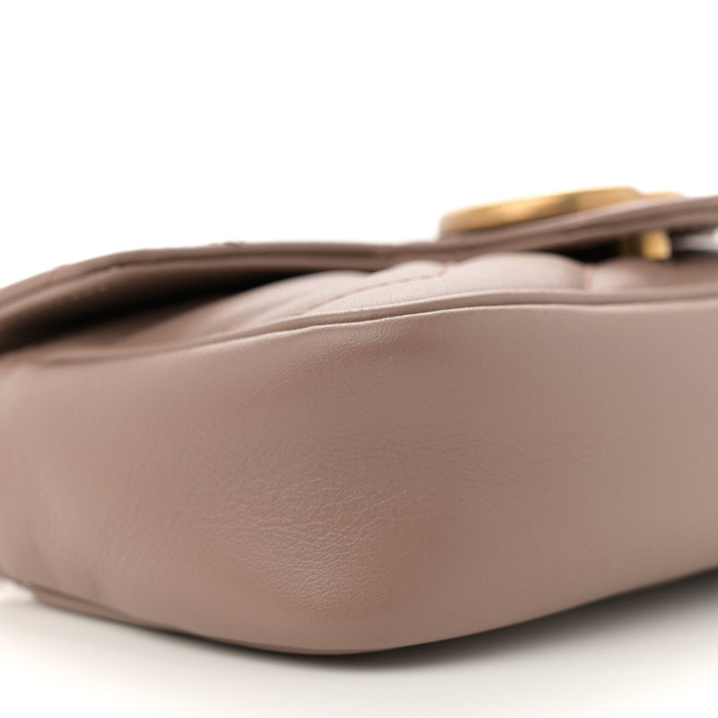 Gucci Calfskin Matelasse Super Mini Gg