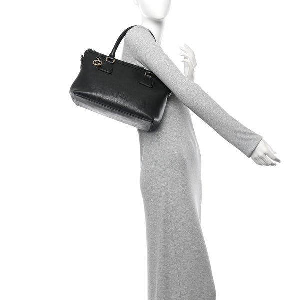 Gucci Dollar Calfskin Gg Charm Satchel