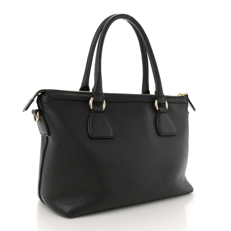 Gucci Dollar Calfskin Gg Charm Satchel