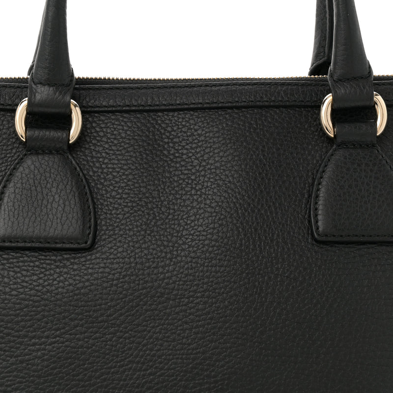 Gucci Dollar Calfskin Gg Charm Satchel