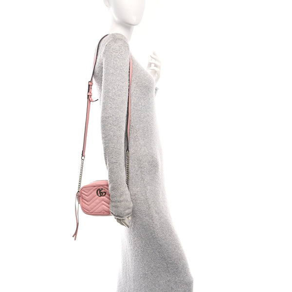 Gucci Calfskin Matelasse Mini Gg Marmont