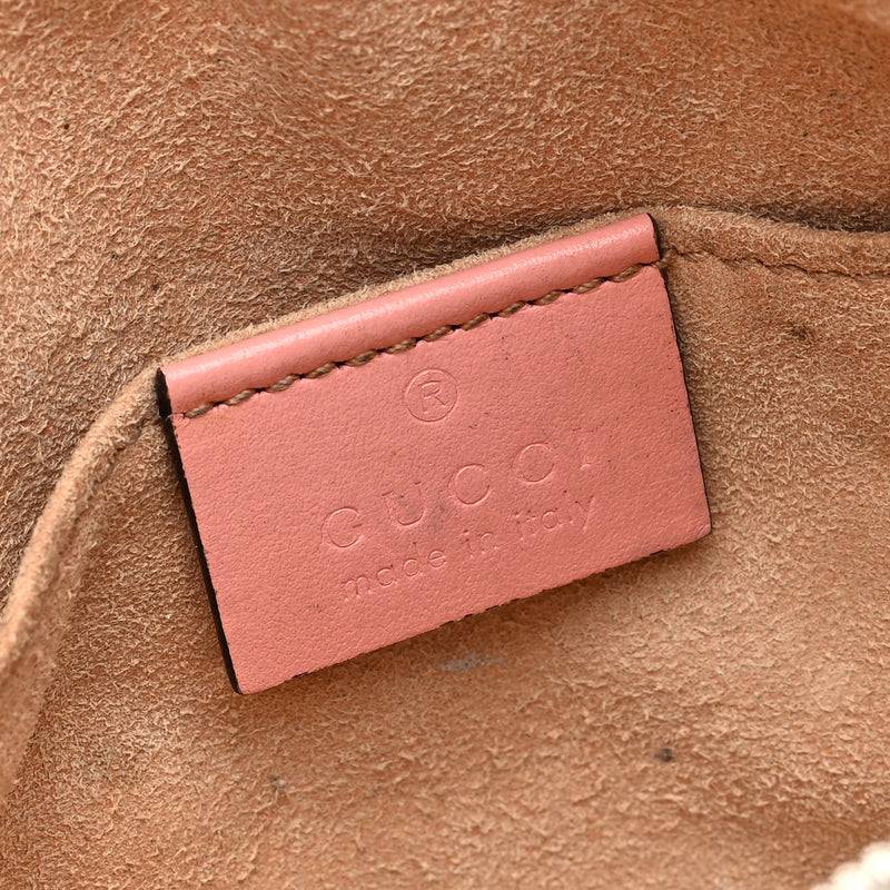 Gucci Calfskin Matelasse Mini Gg Marmont