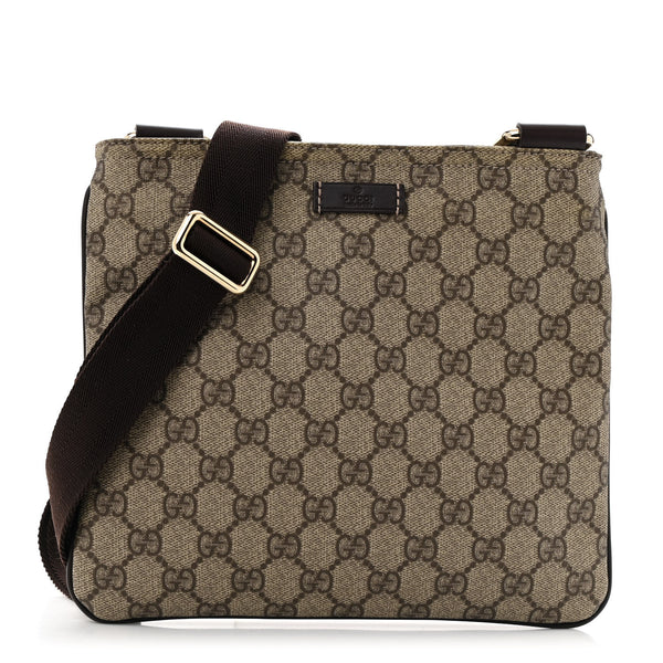 Gucci Gg Supreme Small Flat Messenger