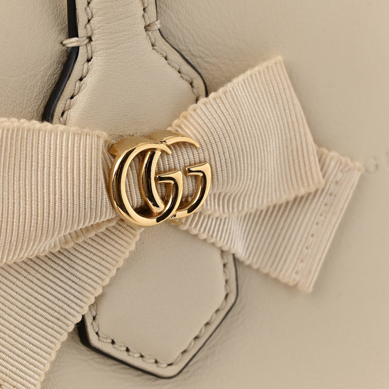 Gucci Calfskin Marmont Ribbon Top Handle