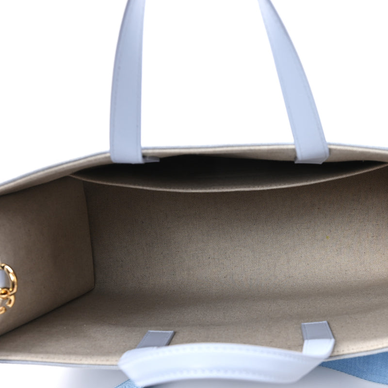 Givenchy Canvas Medium G-Tote Cloud Blue