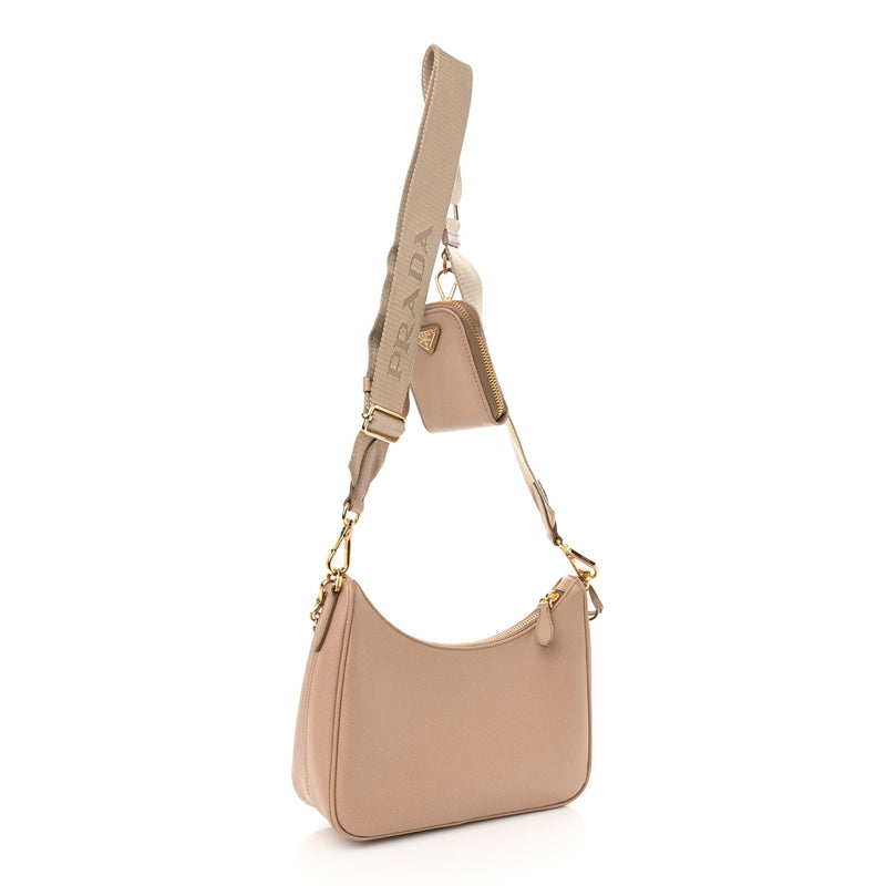 Prada Saffiano Lux Re-Edition Shoulder