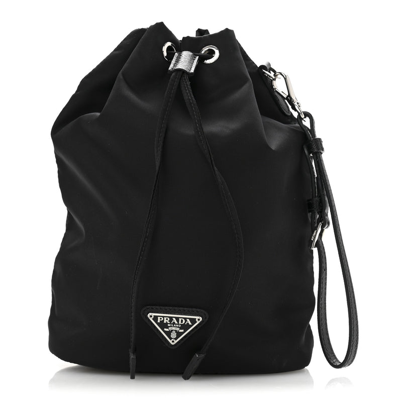 Prada Re-Nylon Saffiano Bucket Wristlet
