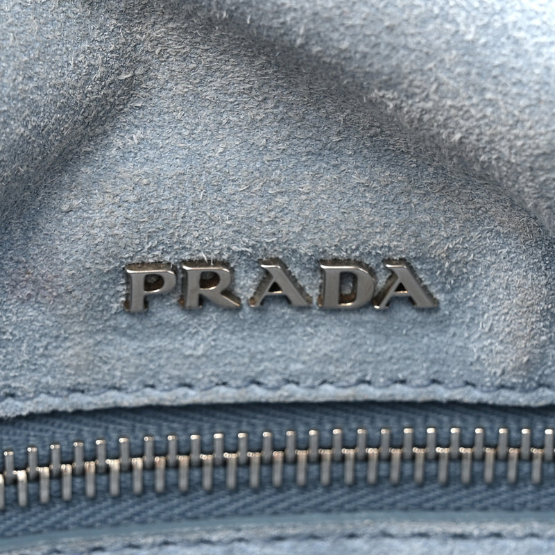 Prada Glace Calf Studded Etiquette Flap