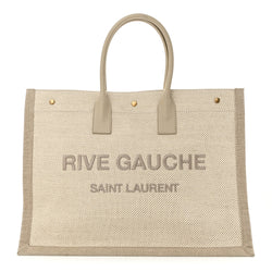 Saint Laurent Linen Calfskin Small Rive